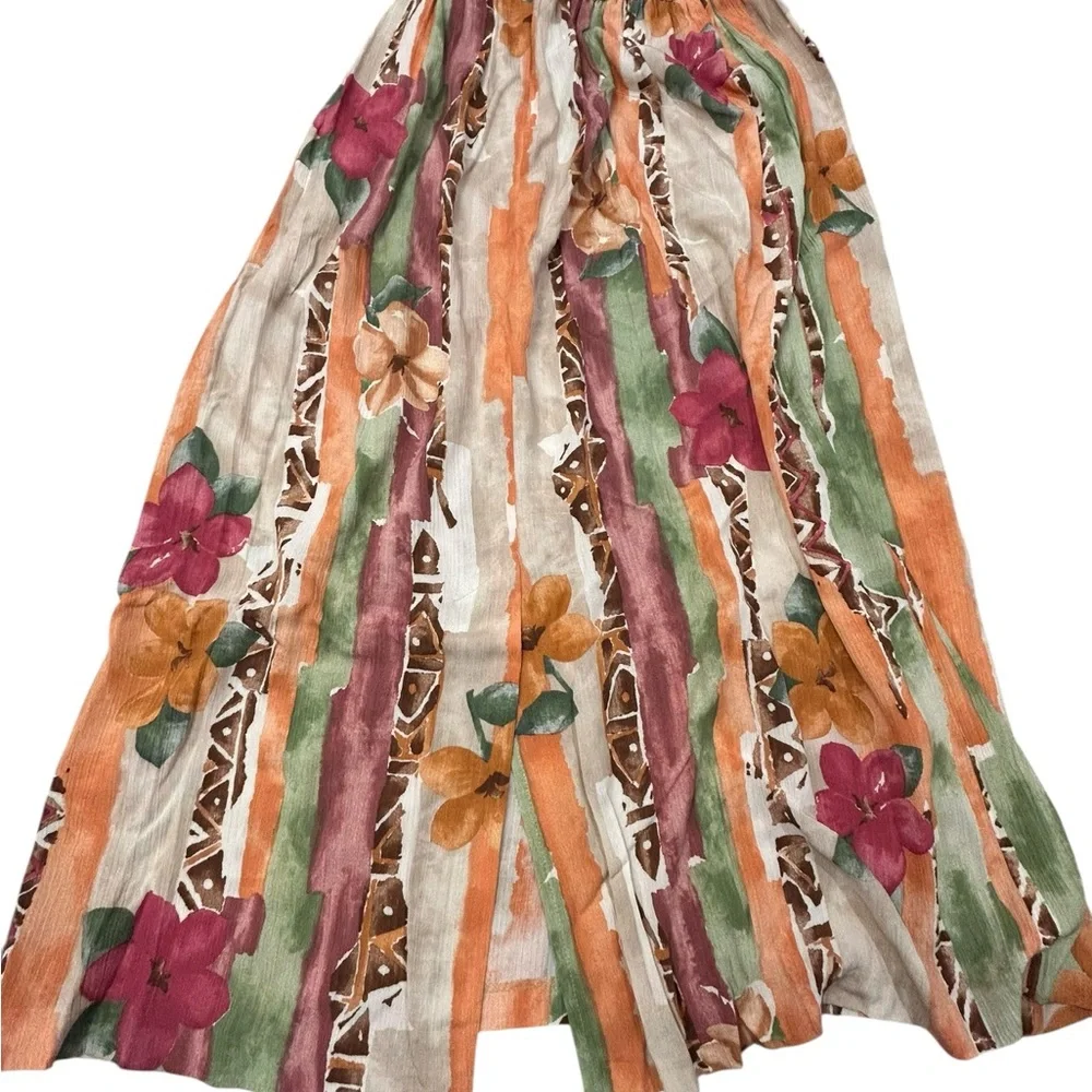Southern Lady Floral‎ Maxi Skirt 14 Stretch